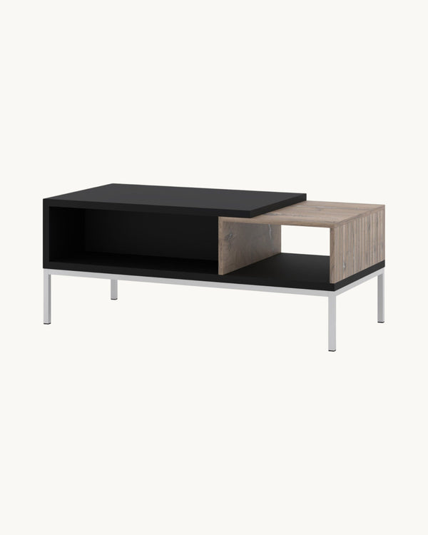 Couchtisch – TOLEDO – 110 cm Wohnzimmertisch mit Ablage