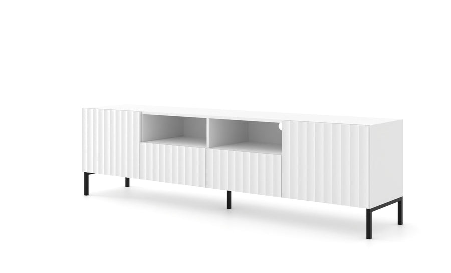 TV-Lowboard – WAVE – 200 cm Lowboard mit Fräsfronten