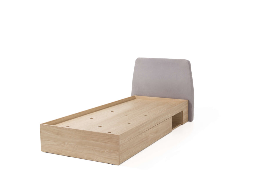 ALESSIO System Schlafzimmer-Set – 6 Teile – Grau - Funktionale Möbel für wachsende Ansprüche