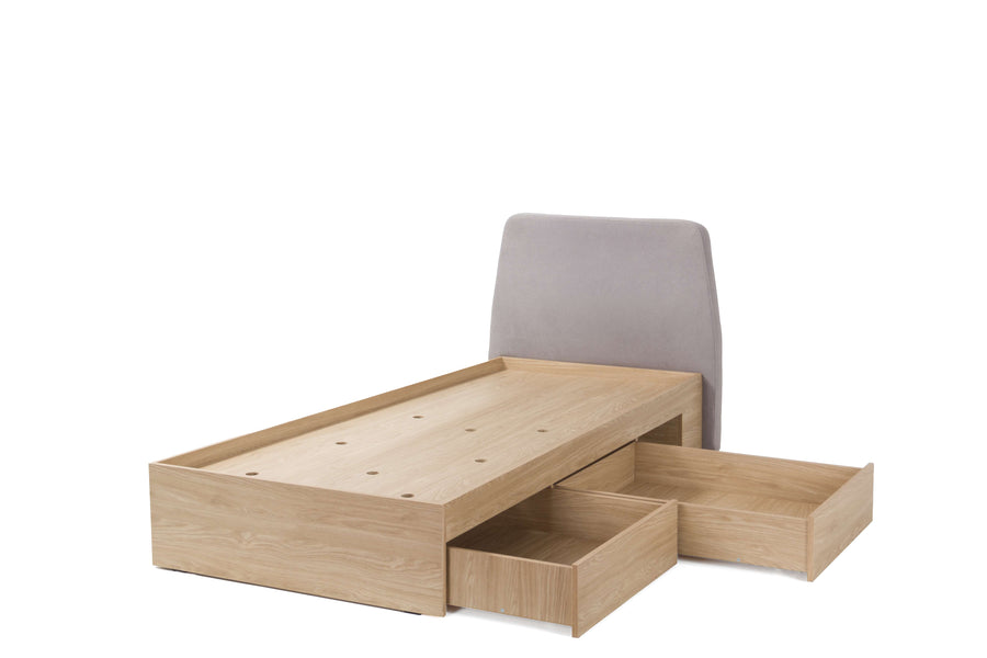 ALESSIO System Schlafzimmer-Set – 6 Teile – Beige - Stilvolle Möbel für Schlafen & Lernen