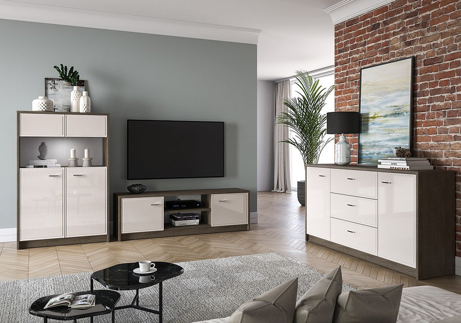Kommode – AVANTE 04 – Vielseitiger Stauraum mit elegantem Hochglanz-Finish