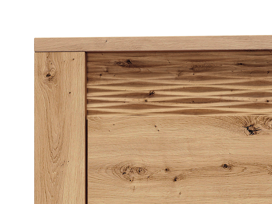 Vitrine – ARTIS 03 – Elegante Vitrine mit Holzoptik