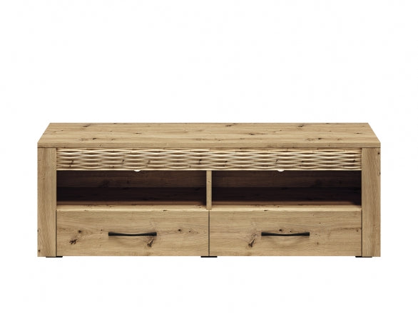 TV-Schrank – ARTIS 11 – Modernes Lowboard mit strukturierter MDF-Front