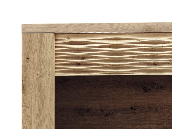 TV-Schrank – ARTIS 11 – Modernes Lowboard mit strukturierter MDF-Front