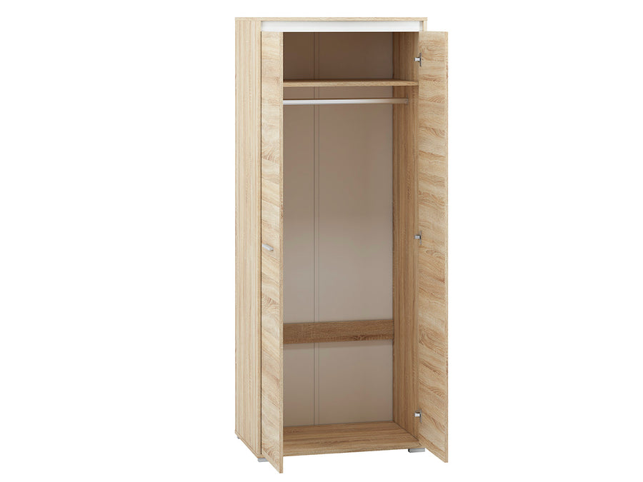 Kleiderschrank – AVO 02 – Moderner Dreitürenschrank mit Holzoptik