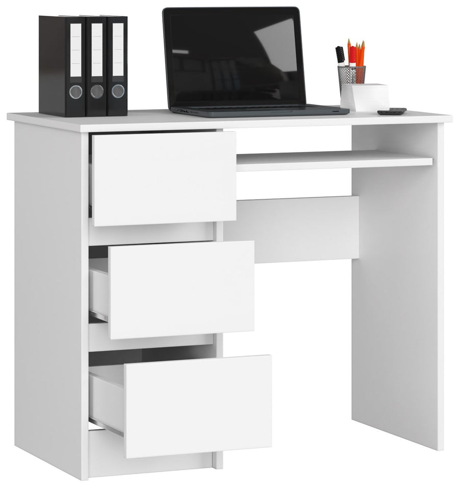 Schreibtisch – Funktionaler Computertisch mit 3 Schubladen