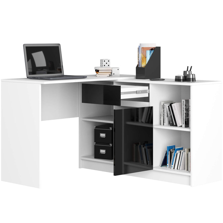 Eckschreibtisch – Flexible Arbeitsplatzlösung mit integrierter Kommode