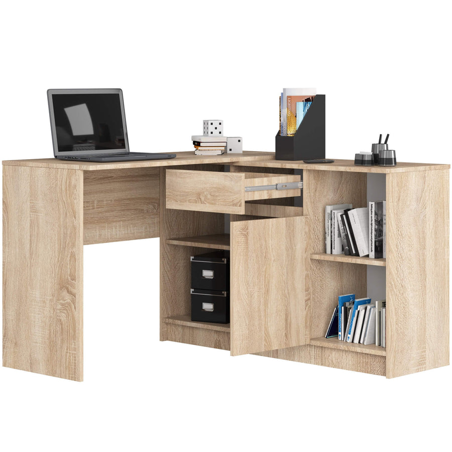 Eckschreibtisch – Flexible Arbeitsplatzlösung mit integrierter Kommode