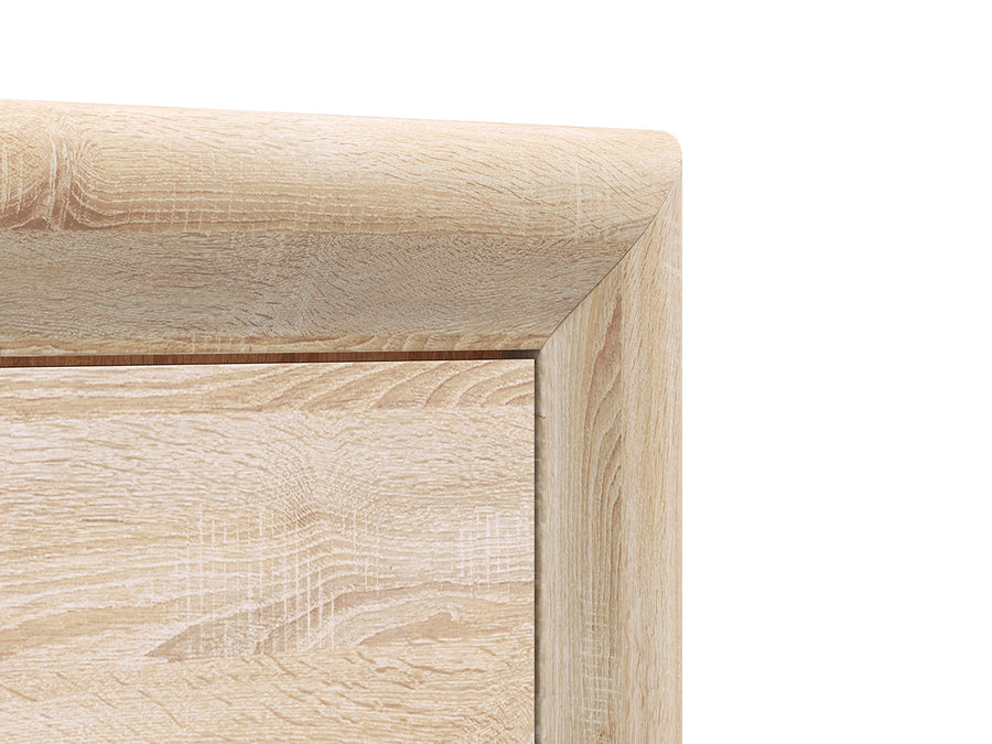 Kompaktvitrine – CASTEL 06/S – Moderne Wohnzimmer Vitrine mit Glasanteil