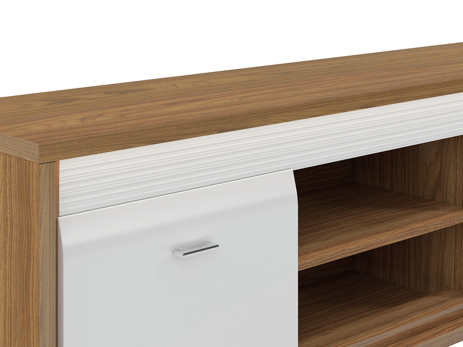 TV Board – DALLAS 1101 – Modernes Design mit edlem Walnuss-Finish