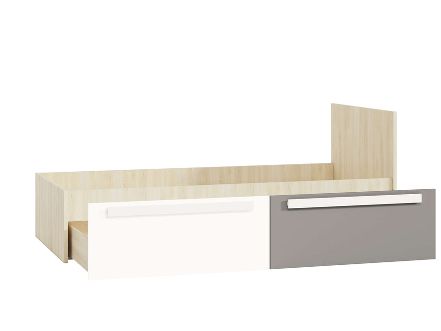 Bettgestell – DROP 1702 – Modernes Jugendbett mit Stauraum