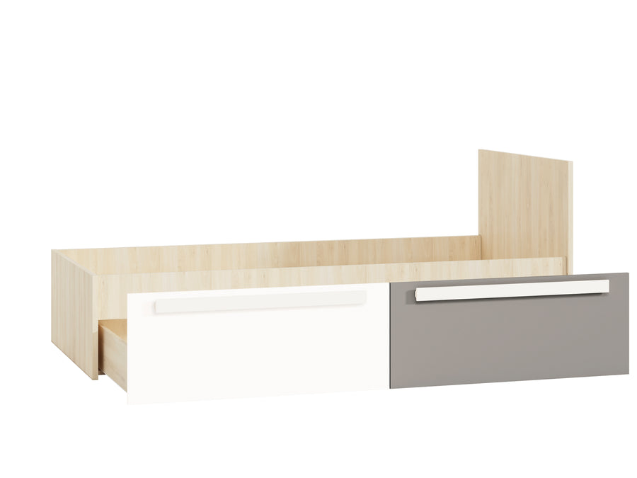 Bettgestell – DROP 1702 – Modernes Jugendbett mit Stauraum