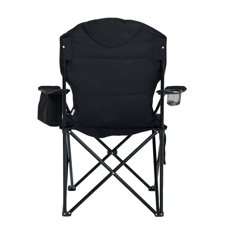 Campingstuhl – FOTYN – Klappbarer Outdoorstuhl mit Getränkehalter und isolierter Kühltasche