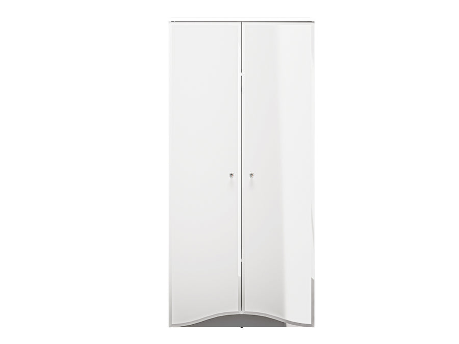 Kleiderschrank – GLAMOUR 08 – Moderner Drehtürenschrank mit Hochglanzfront