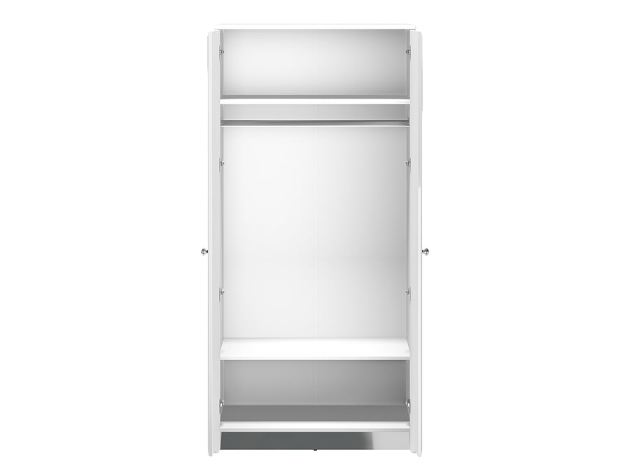 Kleiderschrank – GLAMOUR 08 – Moderner Drehtürenschrank mit Hochglanzfront