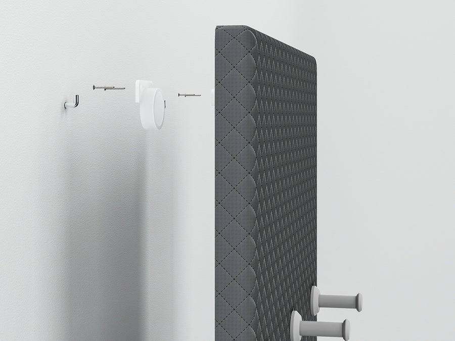 Wandgarderobe – HYGA 07 – Gepolsterte Eleganz für Ihren Eingangsbereich