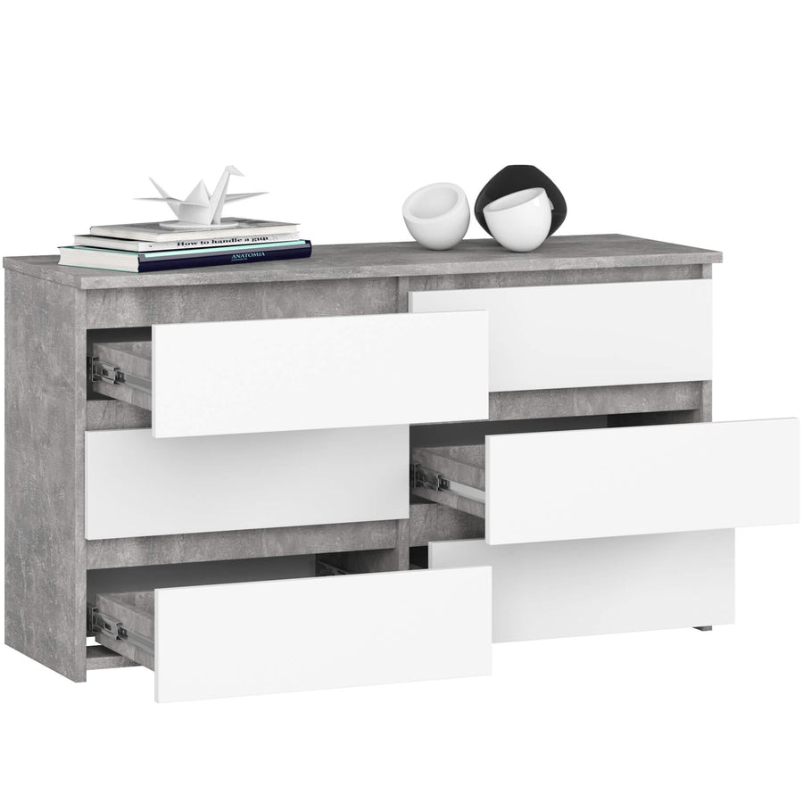 Kommode – CLP – Kompaktes Design mit sechs Schubladen