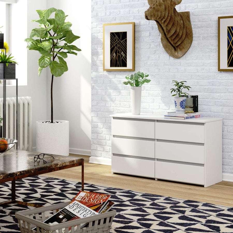 Kommode – CLP – Kompaktes Design mit sechs Schubladen