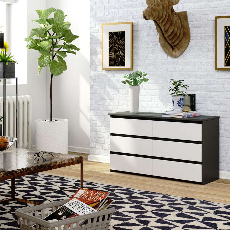 Kommode – CLP – Kompaktes Design mit sechs Schubladen