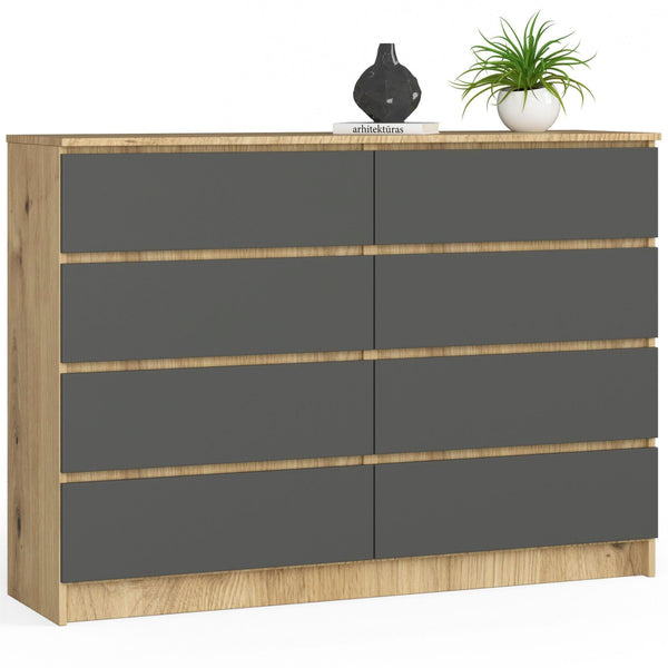 Kommode – CLP – Funktionales Design mit 8 Schubladen