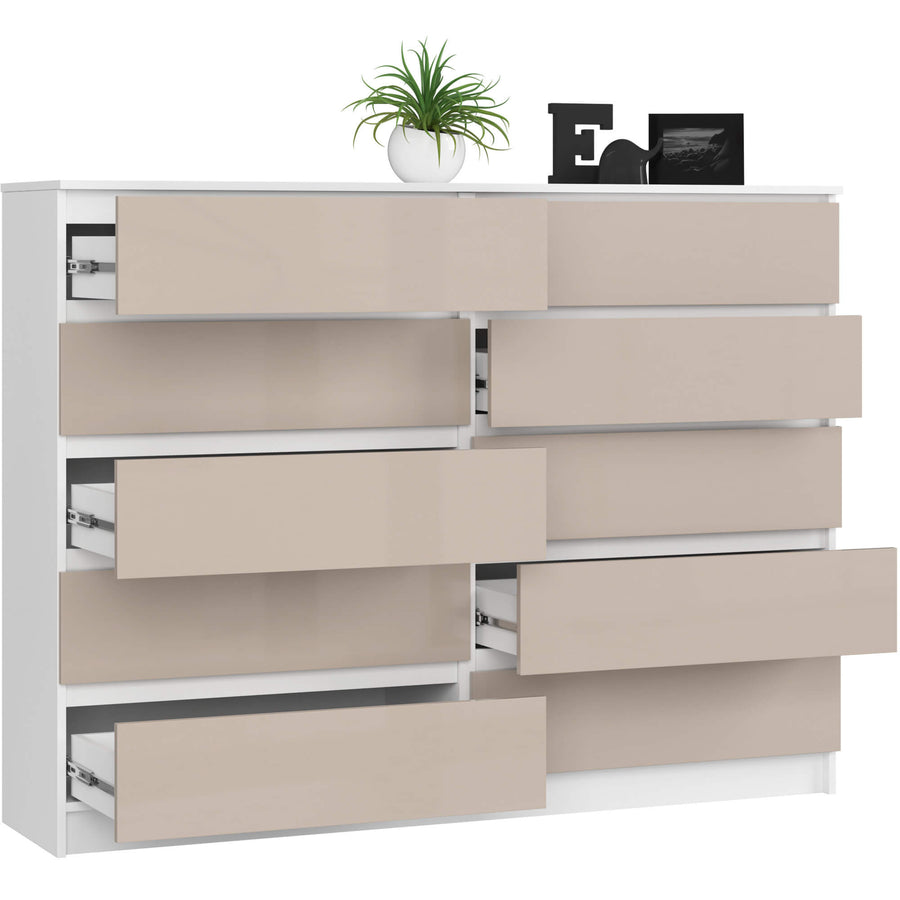 Kommode – Eleganz und Ordnung mit 10 geräumigen Schubladen