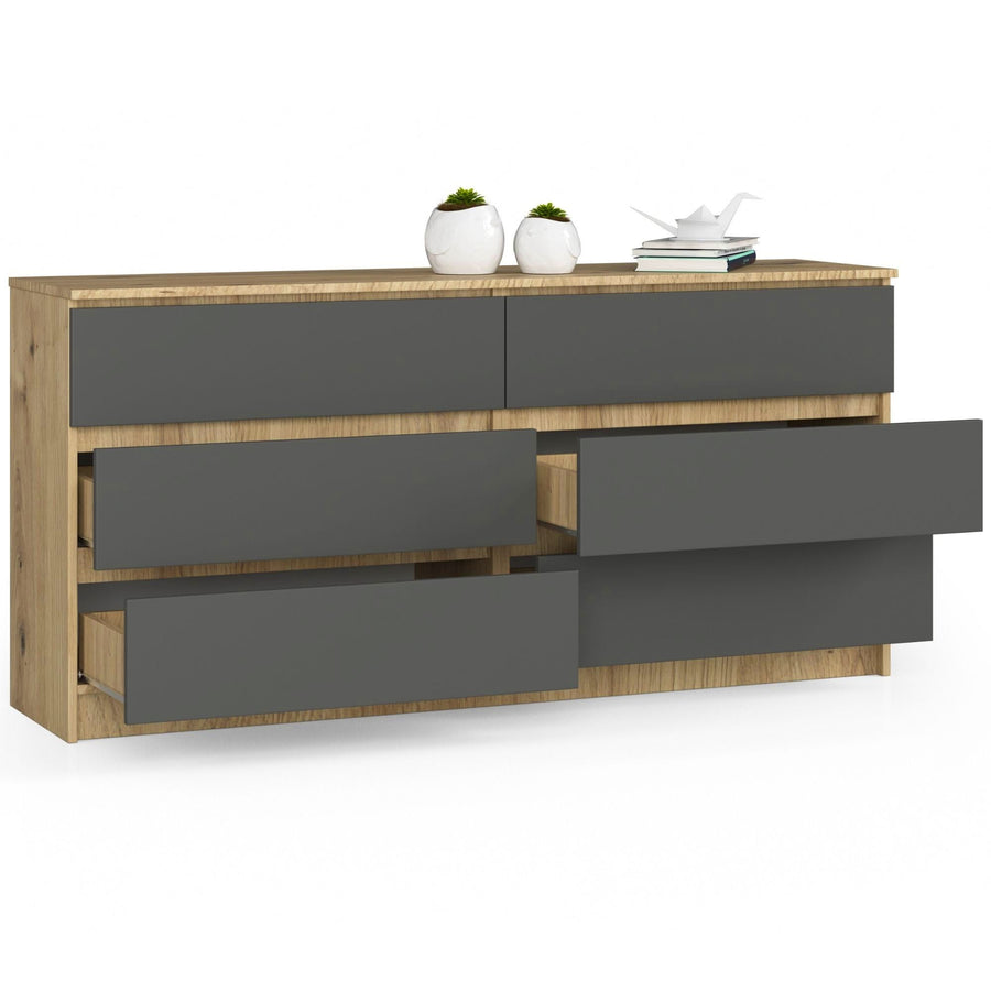 Kommode – CLP – Modernes Design mit 6 Schubladen