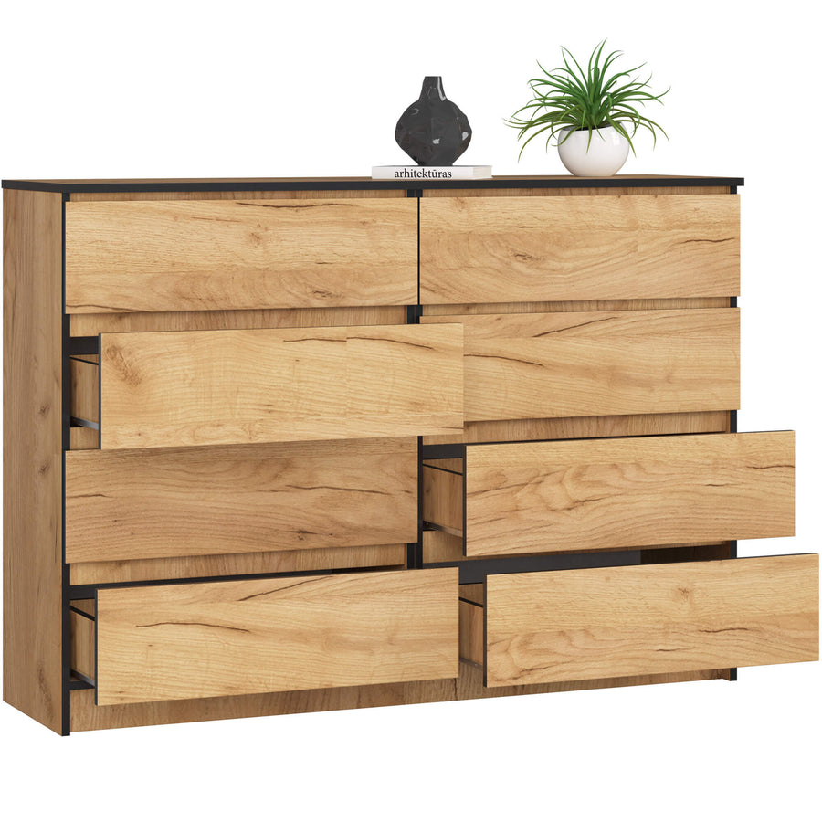Kommode – CLP – Funktionales Design mit 8 Schubladen
