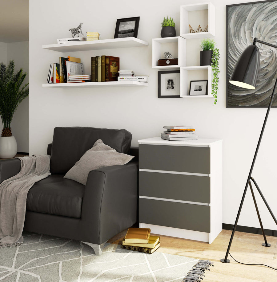 Kommode – Platzsparend und elegant mit 3 Schubladen