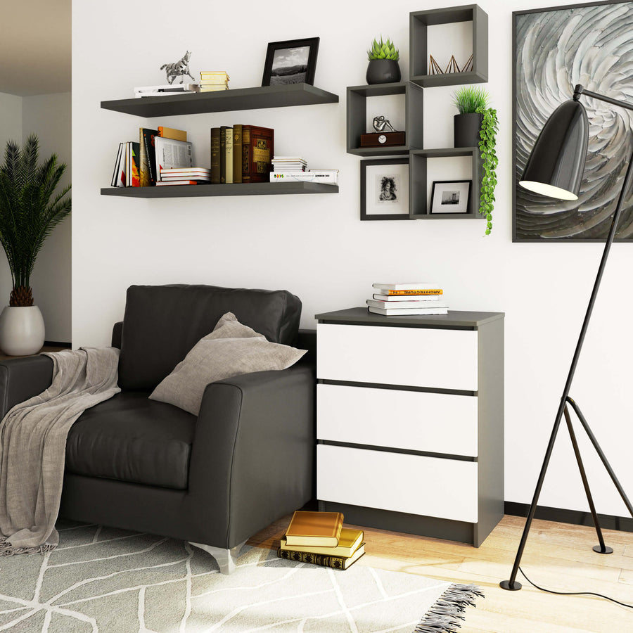 Kommode – Platzsparend und elegant mit 3 Schubladen