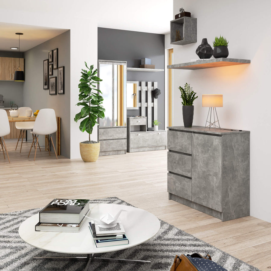 Kommode – JERRY – Kompaktes Design mit praktischem Stauraum