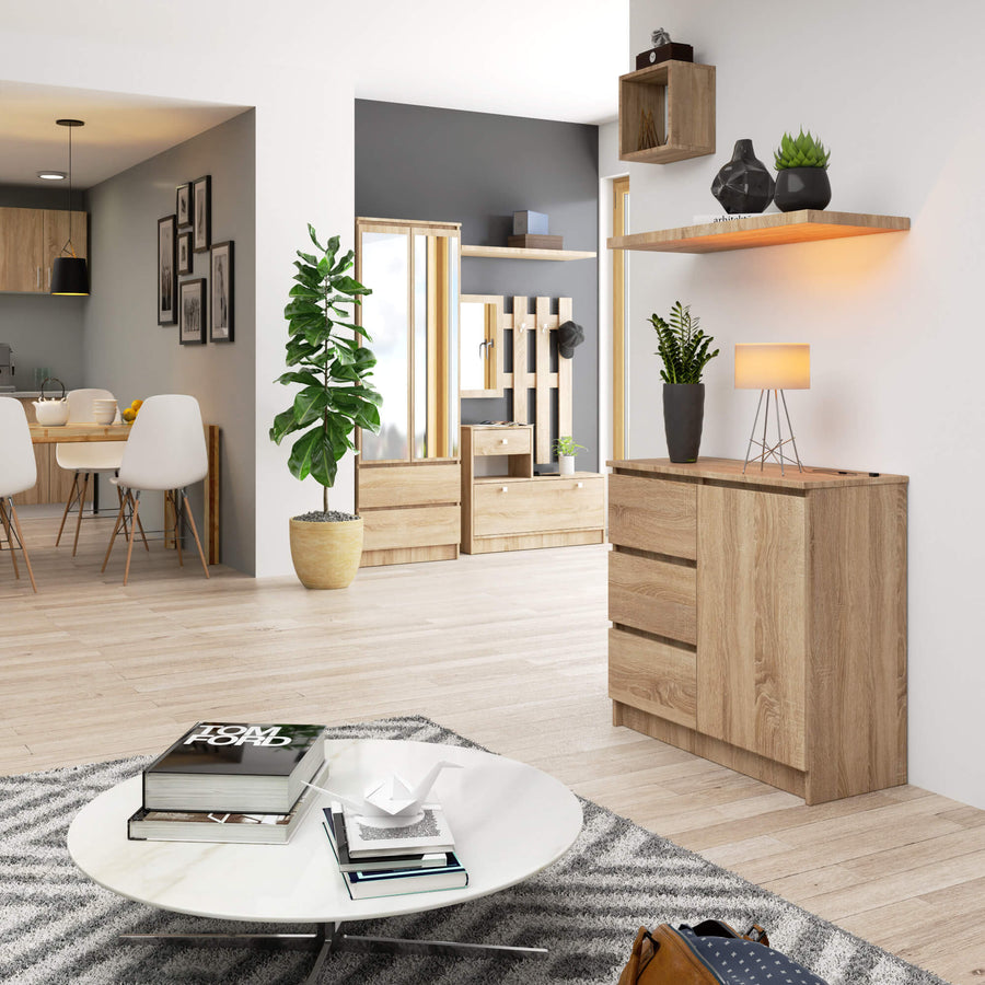 Kommode – JERRY – Kompaktes Design mit praktischem Stauraum