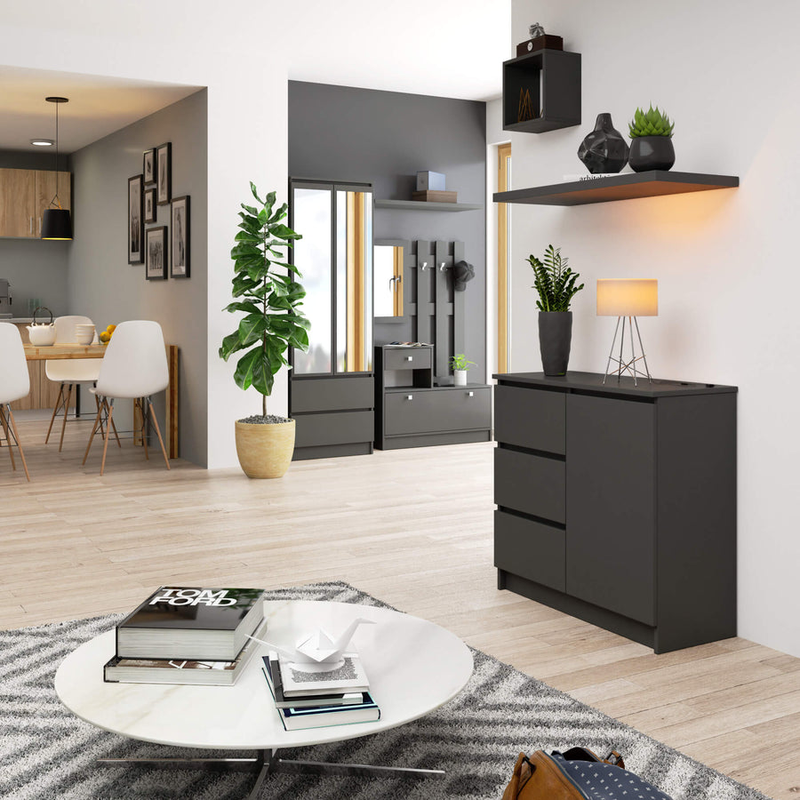 Kommode – JERRY – Kompaktes Design mit praktischem Stauraum