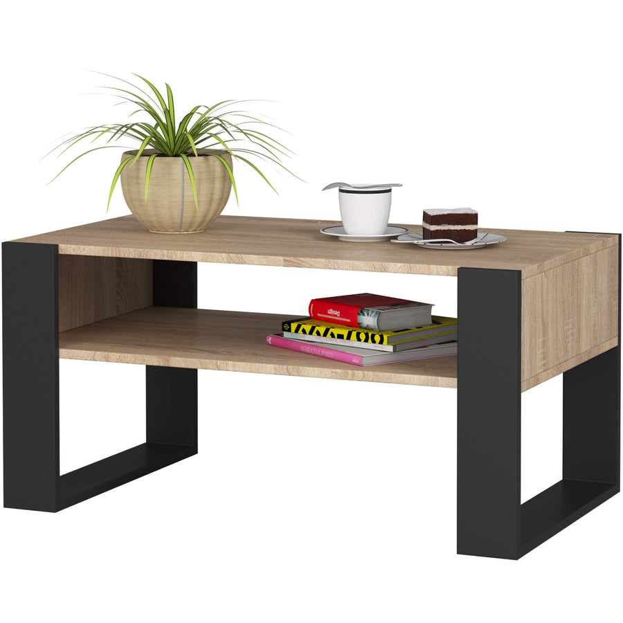 Couchtisch – DOMI – Eleganter Wohnzimmertisch mit Stauraum