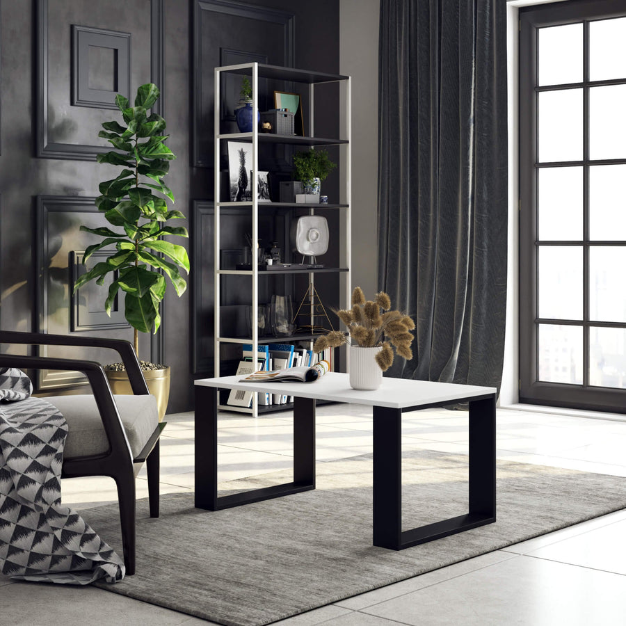 Couchtisch – NOX – Minimalistischer Wohnzimmertisch im modernen Industrial Design