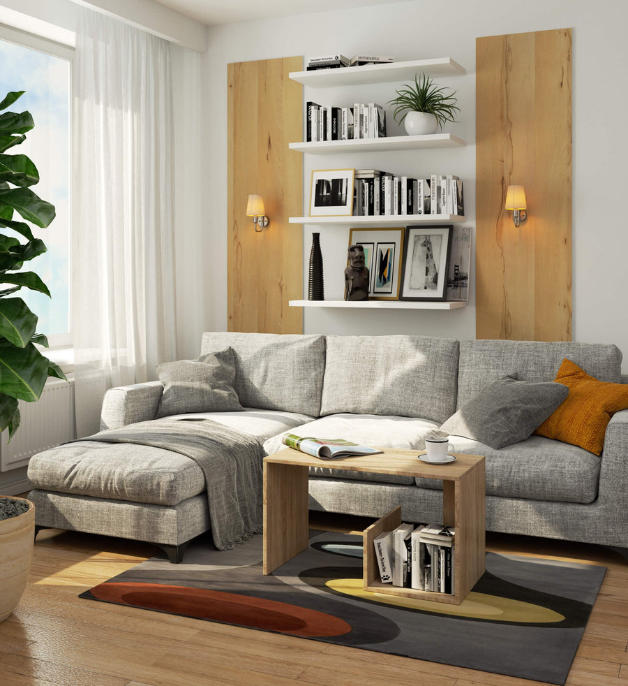 Couchtisch – PAUL – Moderner Wohnzimmertisch mit kompakter Form