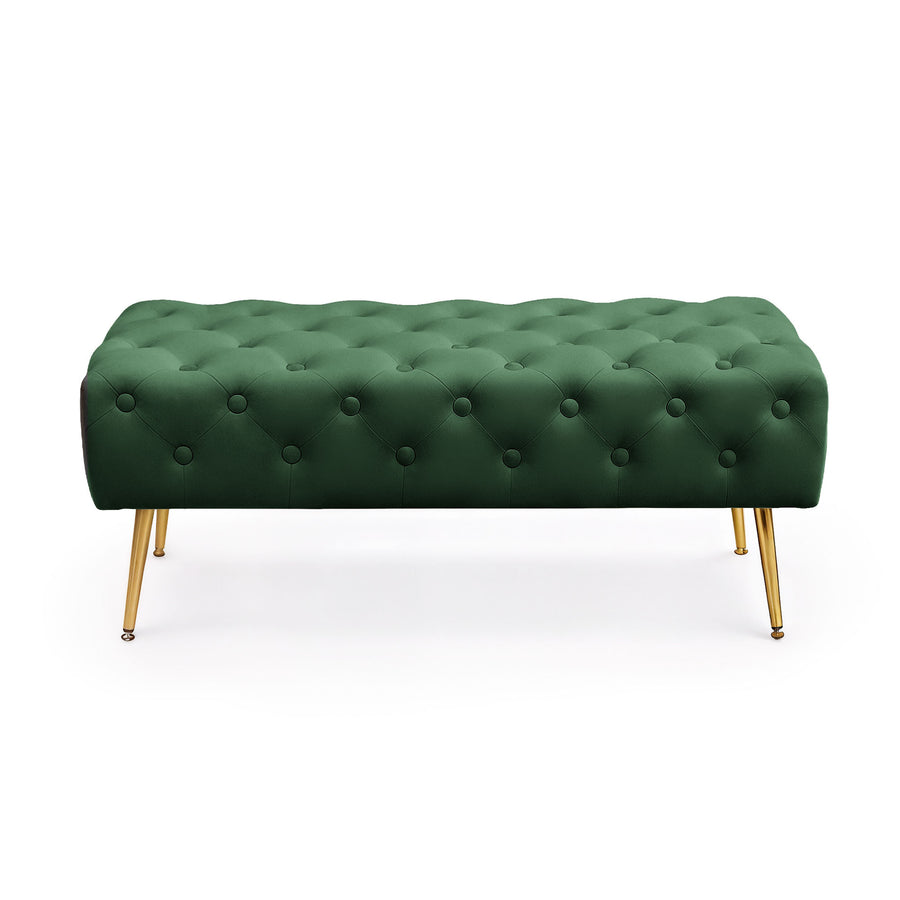 Sitzhocker – MONACO – Elegante Veloursbank im luxuriösen Glamour Stil