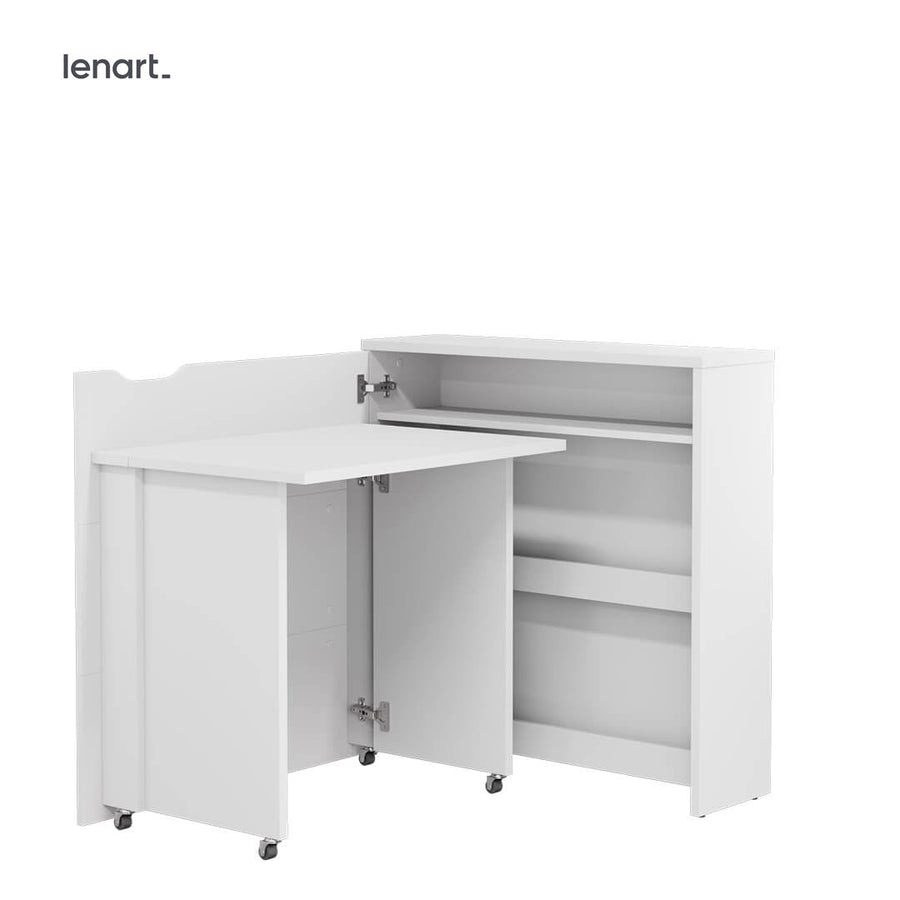 Schreibtisch – WORK CONCEPT – Klappbarer Computertisch mit Stauraum