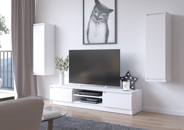 Wohnwand – CLP – Modernes Möbelset mit TV-Board und Hängeschränken, 3 Teile