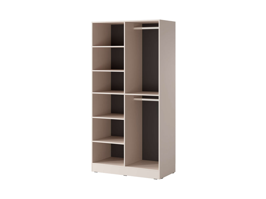 Kleiderschrank – Nordic – Moderner Drehtürenschrank mit großzügigem Stauraum
