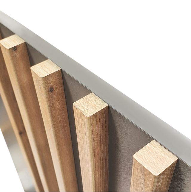 Kommode – NELLY KOM 2D – Moderne Kommode mit Lamellenfront