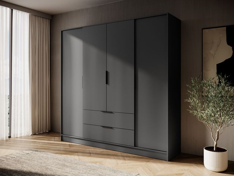 Kleiderschrank – KELLY 4D – Moderner Stauraum für Schlafzimmer
