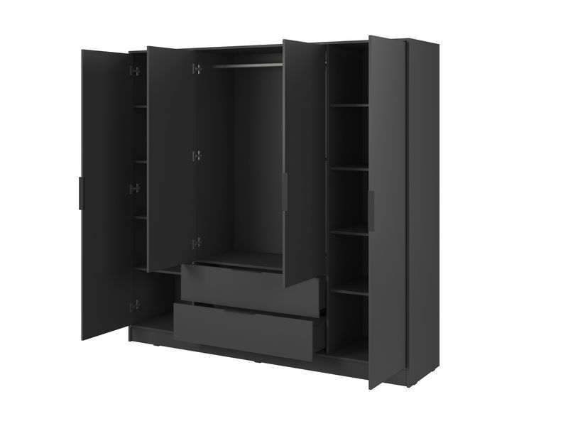 Kleiderschrank – KELLY 4D – Moderner Stauraum für Schlafzimmer