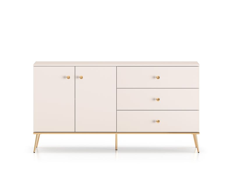 Kommode – SELGIN 03 – Edles Kaschmir trifft elegantes Gold