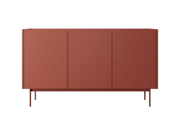 Kommode – COLOR – K-144 Rot, moderne Aufbewahrungskommode mit viel Stauraum