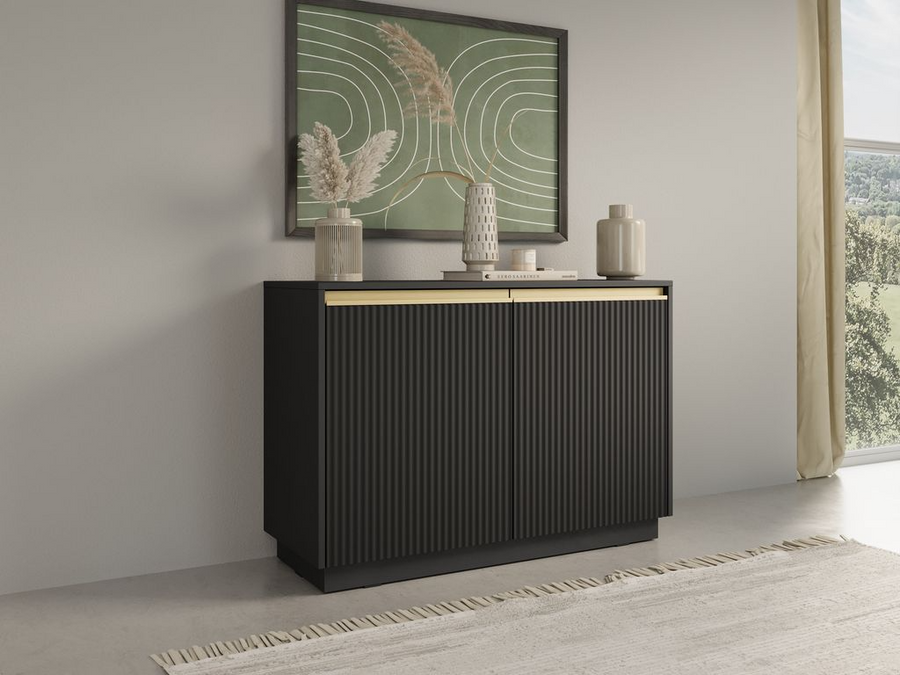 Kommode – ROYAL – K-104 mit gerillter Front & Soft-Close-Funktion