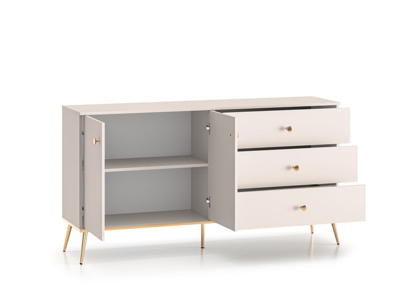 Kommode – SELGIN 03 – Edles Kaschmir trifft elegantes Gold