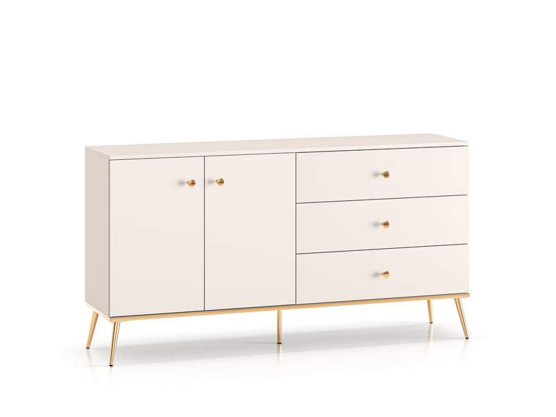 Kommode – SELGIN 03 – Edles Kaschmir trifft elegantes Gold