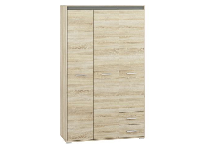 Kleiderschrank – AVO 01 – Moderner Dreitürenschrank mit Holzoptik
