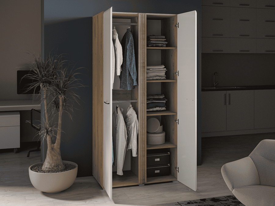 Kleiderschrank – ADAGIO 01 – Moderner Stauraum mit eleganten Akzenten