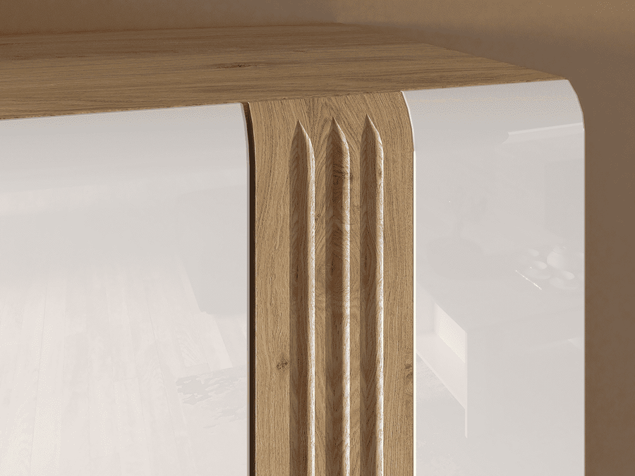 Vitrine – ADAGIO 02 – Elegantes Design mit moderner LED-Beleuchtung